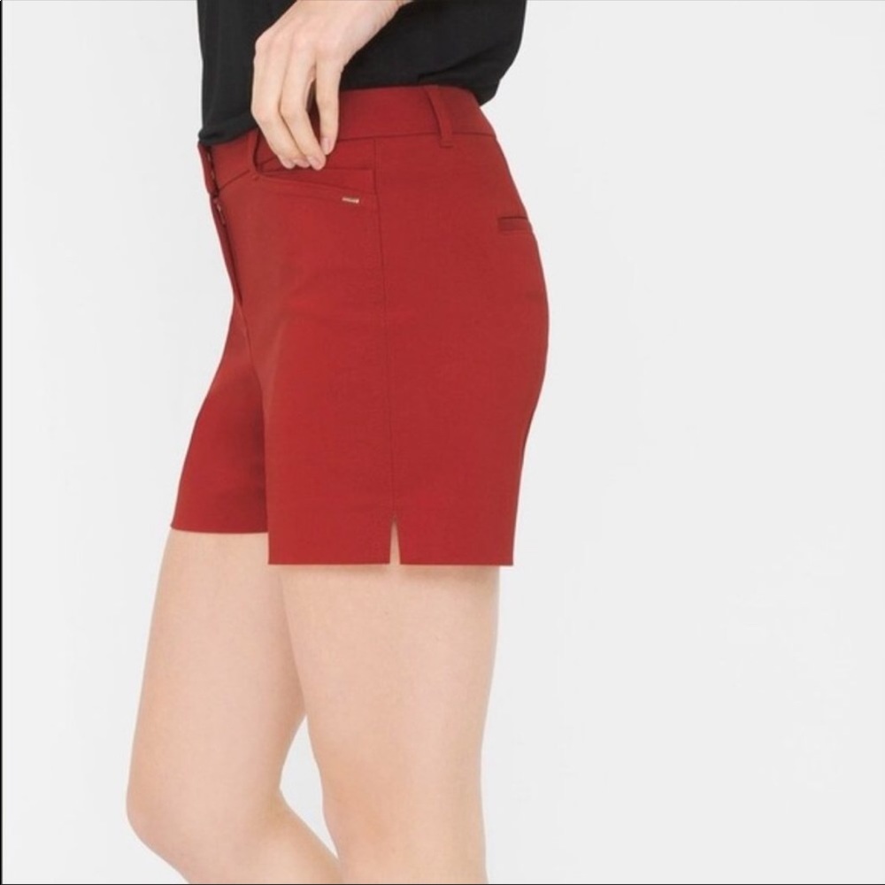 White House Black Market Red Shorts